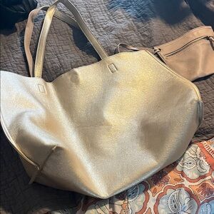 Elegant Gold Tote Bag